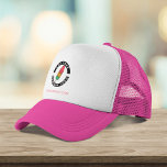 Boné Adicionar logotipo personalizado Marca comercial T<br><div class="desc">Adicione seu logotipo de marca e texto personalizado a este chapéu de caminhoneiro que é perfeito para criar a percepção da marca ou como um meio publicitário. Disponível em outras cores e tamanhos. Nenhuma quantidade mínima de ordem e nenhuma taxa de configuração.</div>