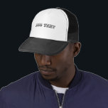 Boné ADICIONAR nome personalizado de TEXTO com combinaç<br><div class="desc">Saia em confiança com nosso texto personalizado "ADD TEXT" impresso no Trucker Hat,  adaptado para aqueles que querem se destacar. O forte contraste entre preto e branco destaca sua mensagem personalizada com clareza. Paasam Store traz suas ideias à vida — um chapéu de cada vez.</div>