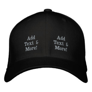 Boné Adicionar texto e mais! Personalize o seu próprio