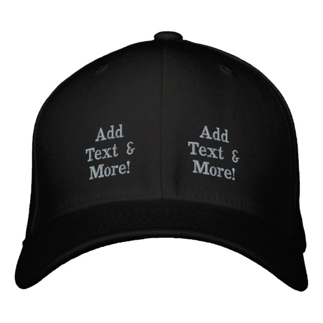 Boné Adicionar texto e mais! Personalize o seu próprio (Frente)