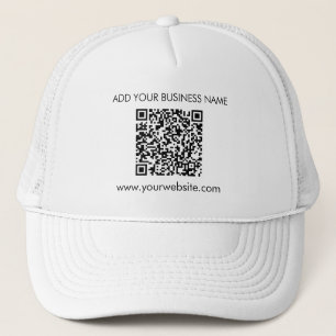 Boné Adicione o Código QR do Endereço do Seu Site Empre