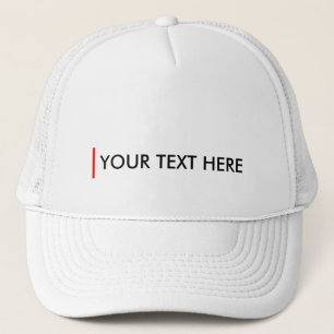 Boné Adicione seu texto aqui Modelo White Baseball