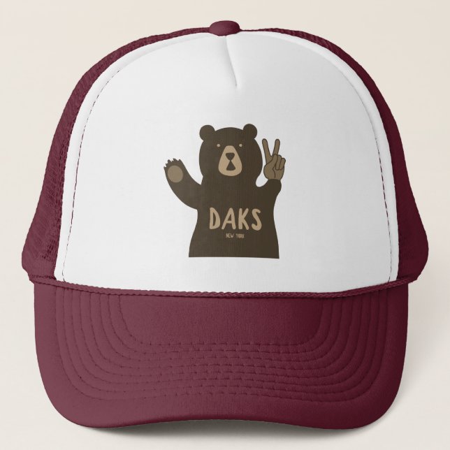Boné Adirondacks Urso da Paz (Frente)
