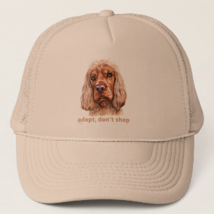 Boné ADOPT, NÃO COMPRE (Inglês Cocker Spaniel)