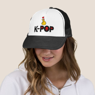 Boné ♥ Adoro KPop Chic Fabuloso e Clássico All-Over-Imp