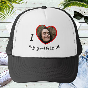 Boné Adoro O Texto Personalizado De Fotografia Do Meu N