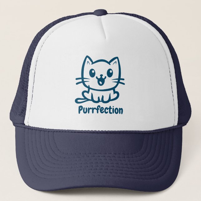 Boné Adquirência, Gato De Anime Muito Bonito (Frente)