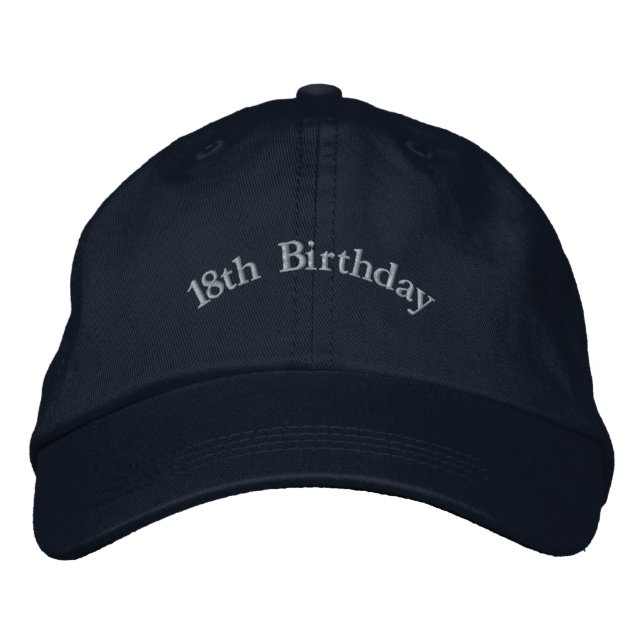 Boné Adulthood Estilo Chapéu Azul-Marinho Personalizado (Frente)