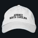 Boné ADVANCE North Carolina Hat<br><div class="desc">Be Proud of your hometown</div>