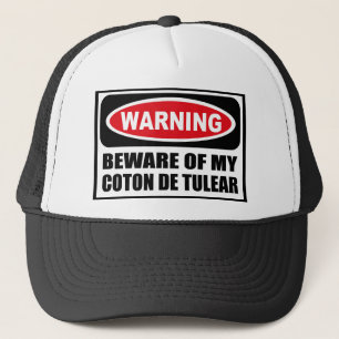 Boné Advertir BEWARE de MEU ALGODÃO DE TULEAR Chapéu