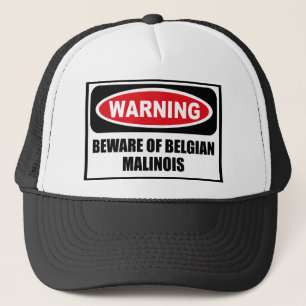 Boné Advertir BEWARE do chapéu BELGA de MALINOIS