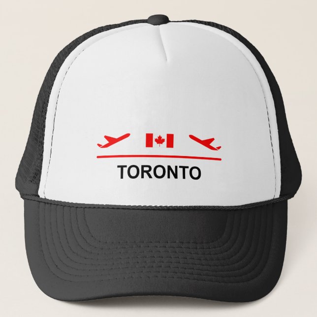 Boné Aeroporto de Toronto Canadá - Cor clara (Frente)