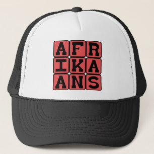 Boné Africâner, Língua da África do Sul