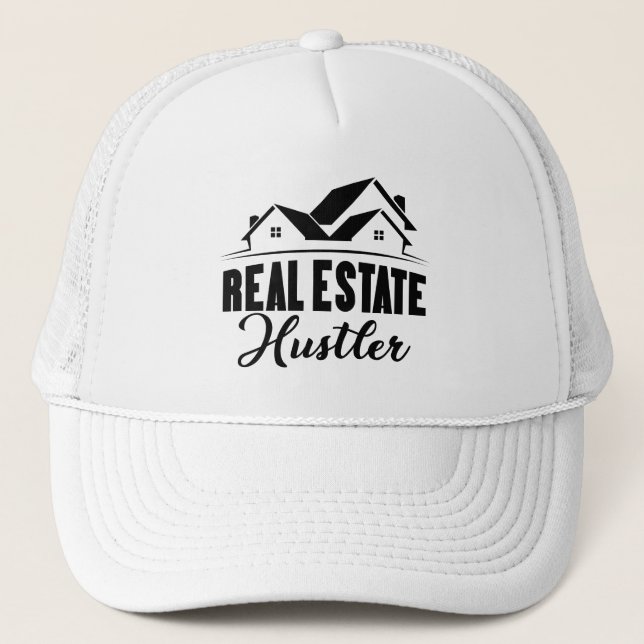Boné Agente Imobiliário Funny Imóveis Realtor Gift Hous (Frente)