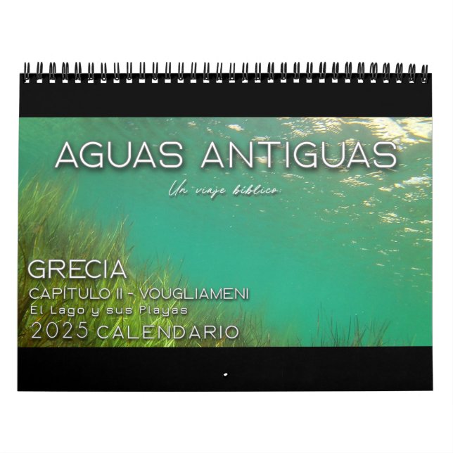 boné Aguas Antiguas 2025. 2 Calendário (Calendário (Capa)
