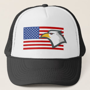 Boné Águia na bandeira americana