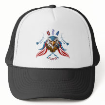 Águia Patriótica USA FAFOTrucker Hat