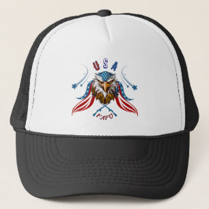 Boné *Águia Patriótica USA FAFOTrucker Hat