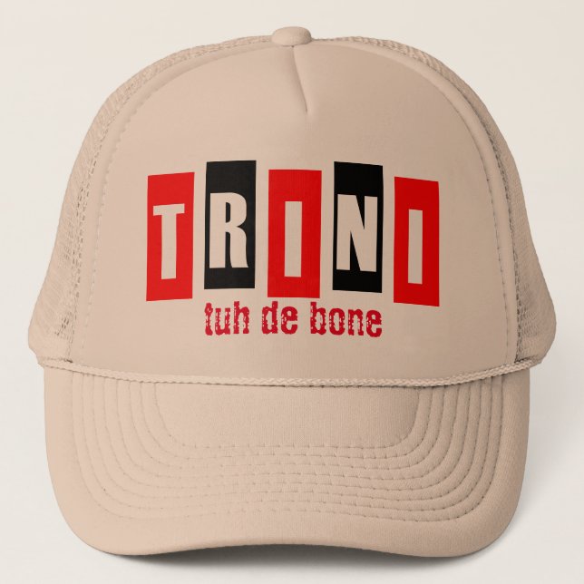 Boné Ah Trini (tuh de bone) Chapéu (Frente)