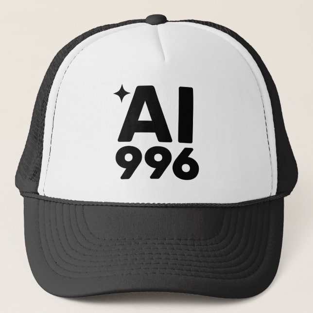 Boné AI 996™ Trucker Hat (Frente)