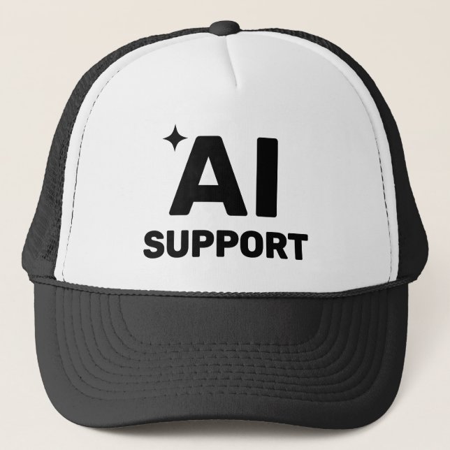 Boné AI Support™ Trucker Hat (Frente)