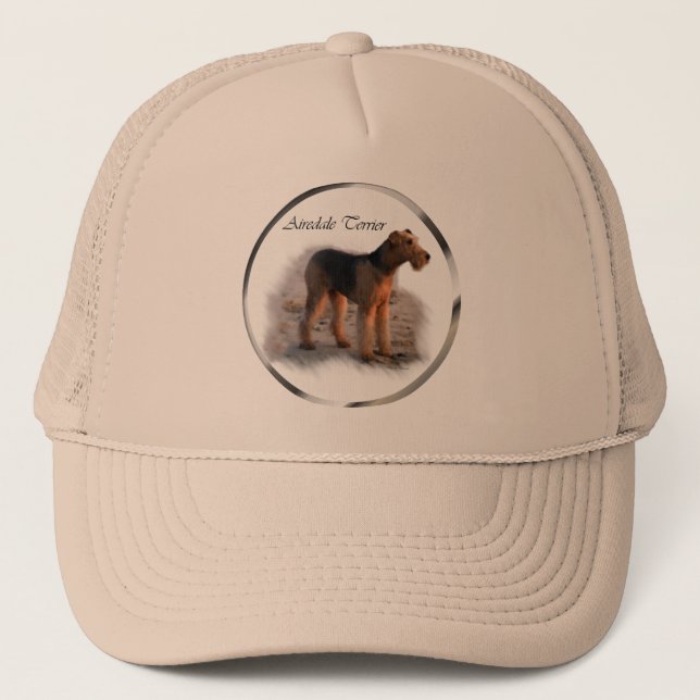 Boné Airedale Terrier Art Gifts (Frente)