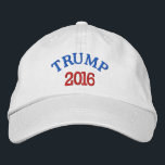 BONÉ ajustável básico TRUMP 2016<br><div class="desc">BONÉ BÁSICO AJUSTÁVEL (BRANCO) TRUMP 2016. TRUMP PARA O PRESIDENTE!</div>
