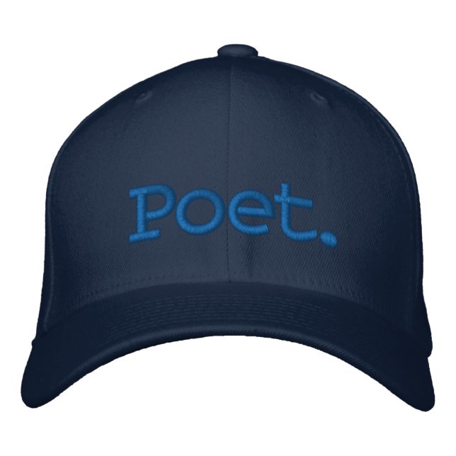 Boné Ajustável Bordado com Poeta Minimalista (Frente)