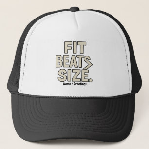 Boné Ajuste Batidas Tamanho Motivacional Fitness, Estil