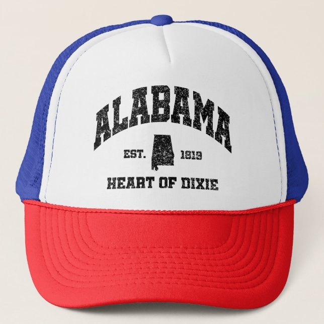 Boné Alabama, Coração de Dixie (Frente)