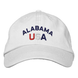Boné Alabama EUA bordado White Hat