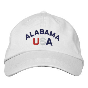 Boné Alabama EUA bordado White Hat