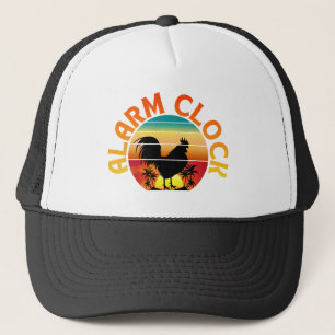 BONÉ ALARM CLOCK VINTAGE MORNING ROOSTER CHICKEN