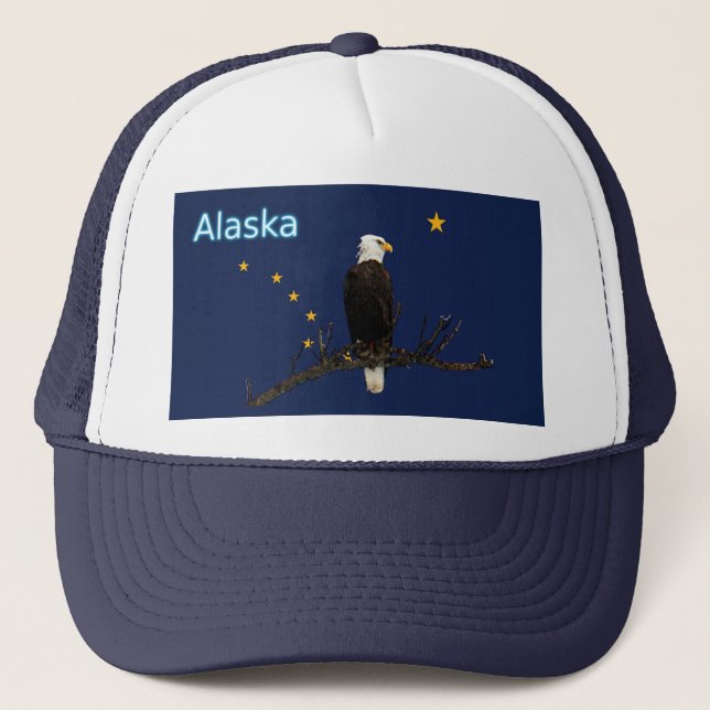 Boné Alaska Eagle E Flag (Frente)