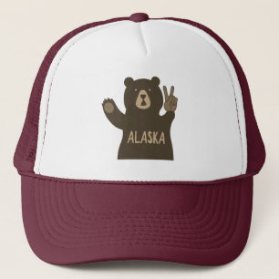 Boné Alaska Peace Bear
