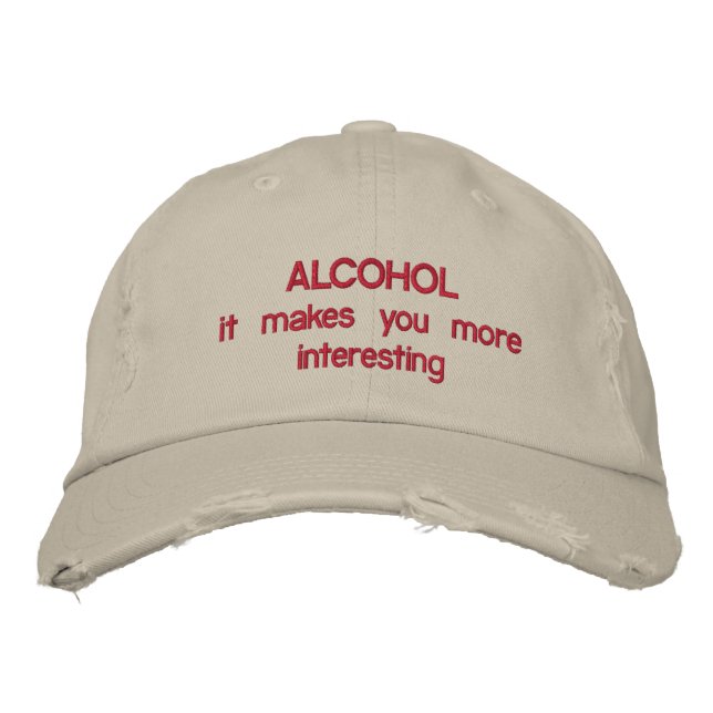 BONÉ ÁLCOOL (Frente)