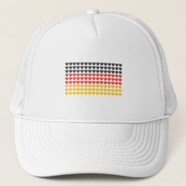 Boné Alemanha CORAÇÃO FLAG Trucker Hat