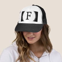Alfabeto Elegante F Malha-Cap Monograma Conjunto d