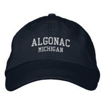 Algonac Michigan Boriderou Chapéu Baseball