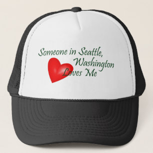 Boné Alguém em Seattle ama-me