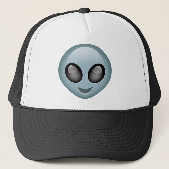 Boné Alienígena Emoji do Extraterrestrial (Frente)