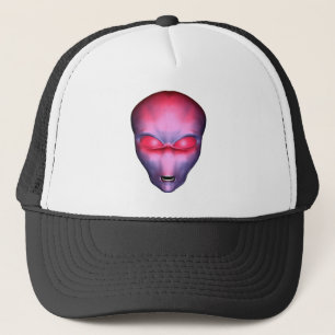 Boné Alienígena Vermelha Face