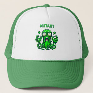Boné Alienígena Zombie assustadora - Monstro Verde Neon