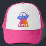 Boné Aliens espaciais charmosos Marcianos OVNI BEM AMOR<br><div class="desc">Espero que goste desta design divertida. Adicione seu próprio texto à frente ou atrás. Verifique meu compro se há mais itens correspondentes como adesivos,  canecas,  cartões,  camisetas,  toalhas,  papel de embrulho e outros padrões. Obrigados para comprar comigo! Se você quiser algo personalizado,  me avise!</div>