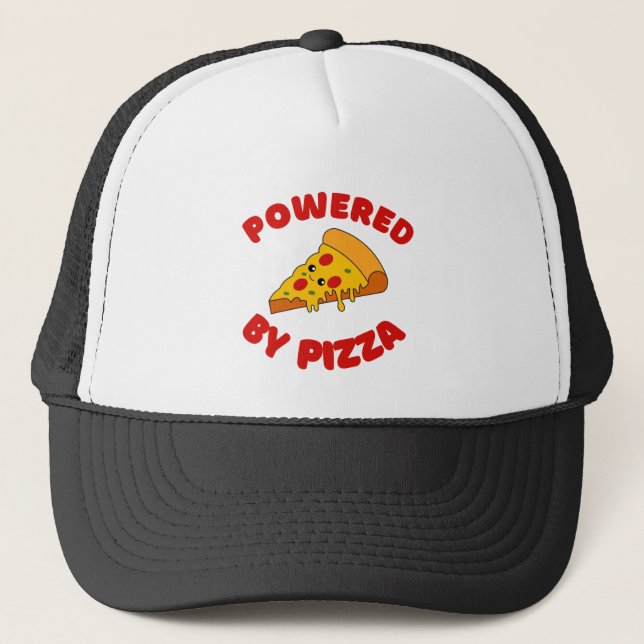 BONÉ ALIMENTADO POR PIZZA (Frente)