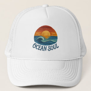Boné Alma do Oceano, Onda Sunset Bordados