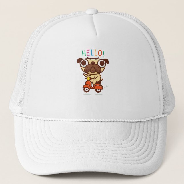 Boné Alô Pug (Frente)