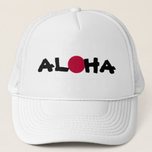Boné Aloha bandeira japonesa de Sun de ascensão de