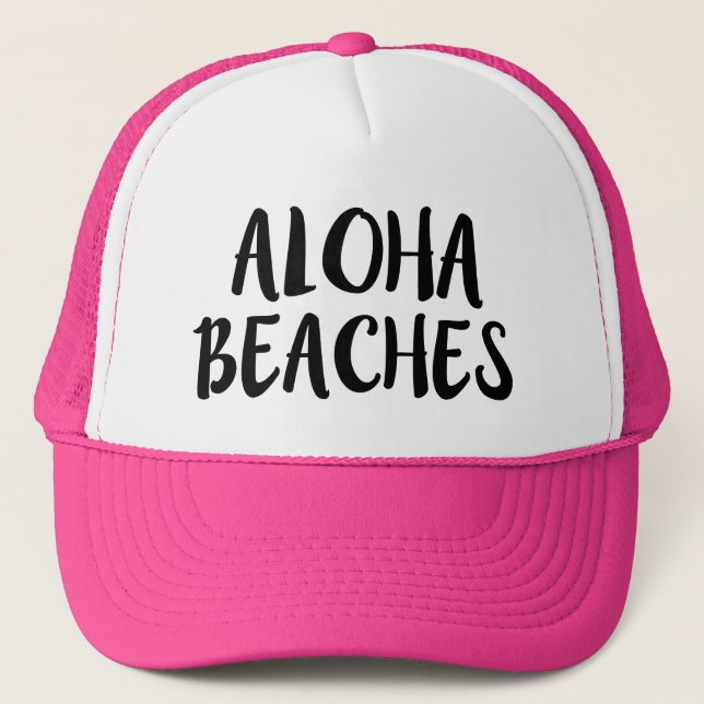Boné Aloha chapéu engraçado das praias (Frente)