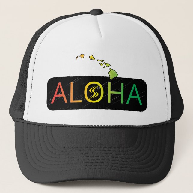 BONÉ ALOHA TRUCKER BY SIDESLIDER™ (Frente)